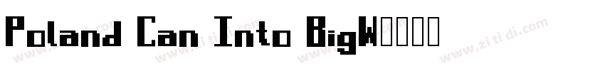 Poland Can Into BigW字体转换